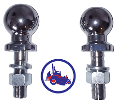 Trailer Hitch Ball 2" and 1-7/8"